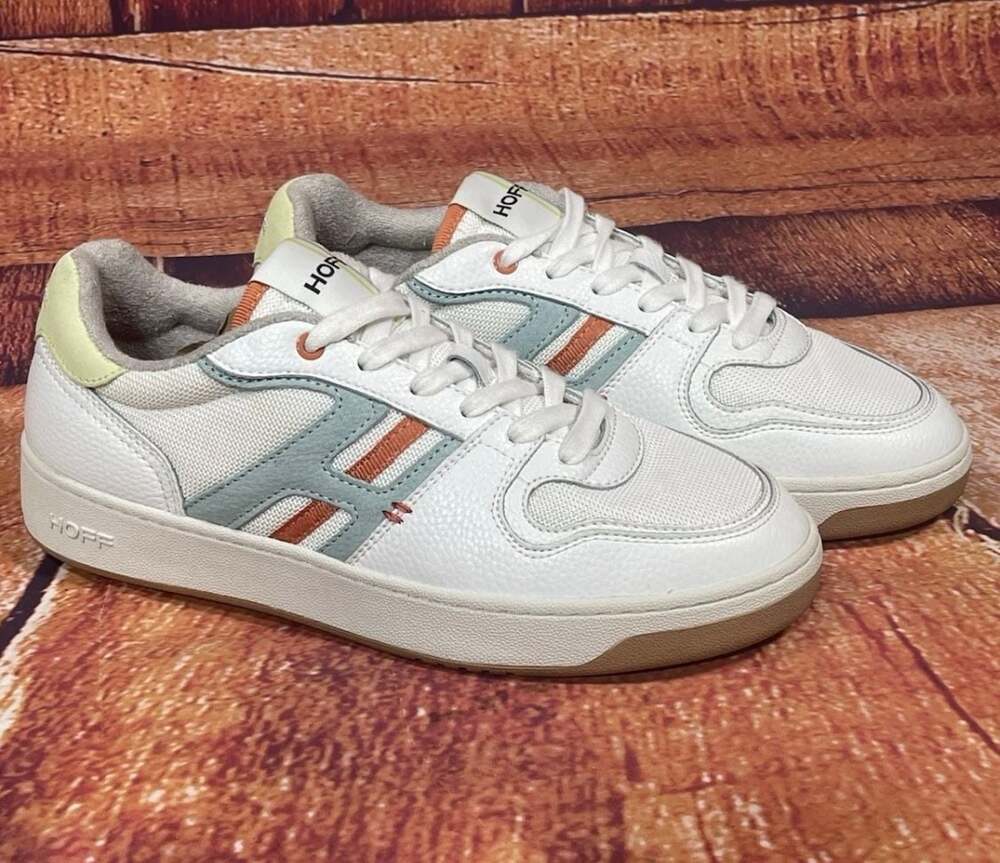 HOFF Court Sneakers White/Multi Size 10